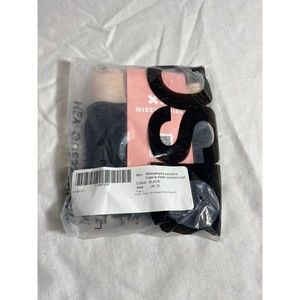 NWT Missyempire lingerie mesh contrast motif panties black size 6